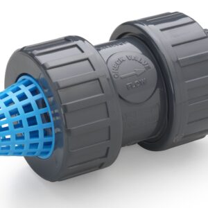 PVC spätný ventil s košom 20mm